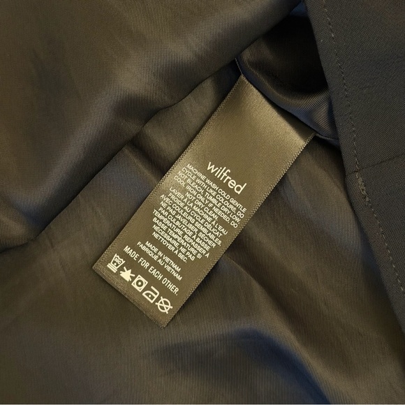 Aritzia Wilfred Renewal Dress In Black Womens Size XS - Picture 7 of 9